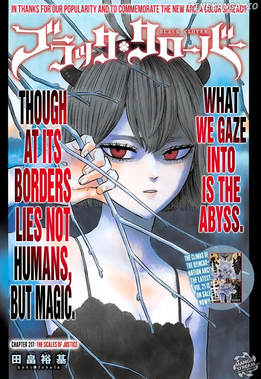 Black Clover chapter 217 image 01